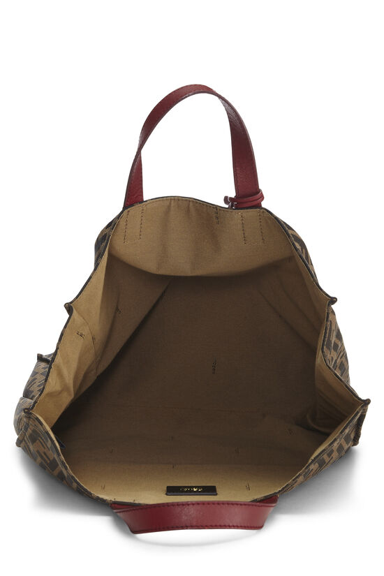 Brown Zucca Canvas Vertical Tote Medium, , large image number 6