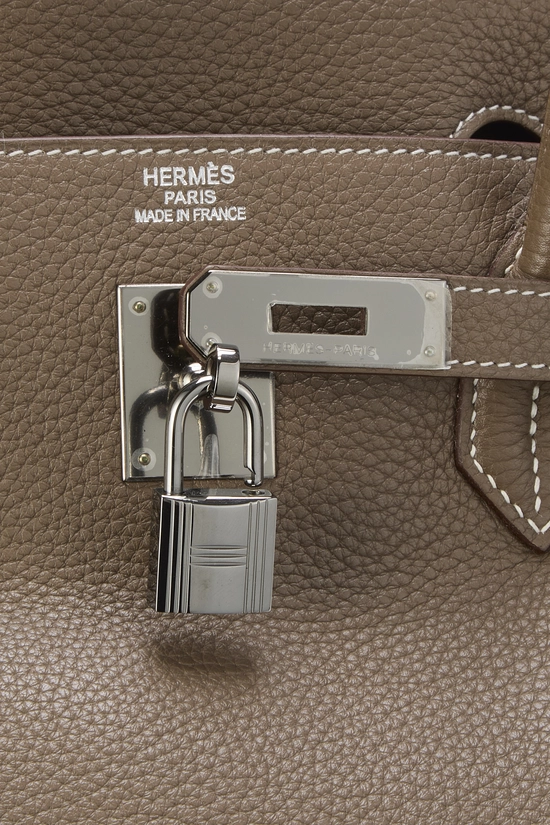 Etoupe Togo Birkin 40, , large image number 7