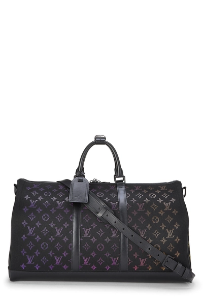 Virgil Abloh x Louis Vuitton Monoled Canvas Keepall Bandouliere 50