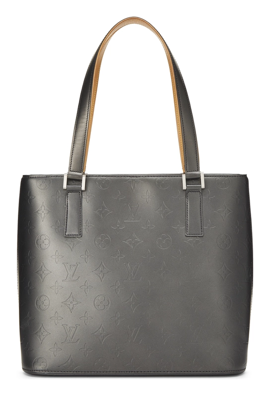 Grey Monogram Vernis Mat Stockton, , large image number 3