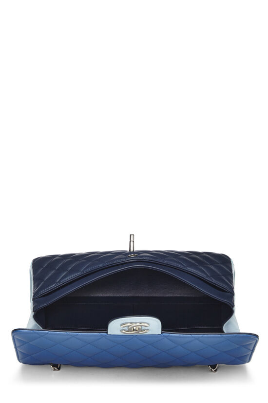 Chanel Blue Quilted Lambskin Classic Double Flap Medium Q6B0101IM0030