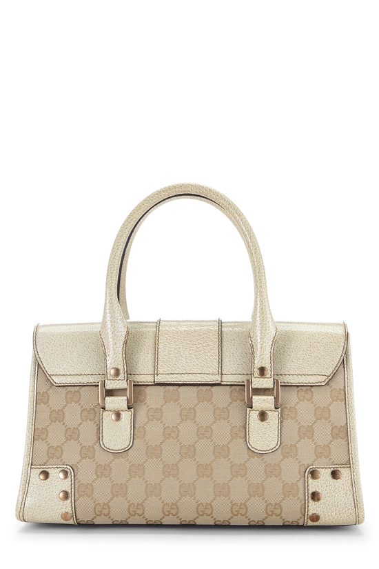 White Original GG Canvas Handbag, , large image number 3
