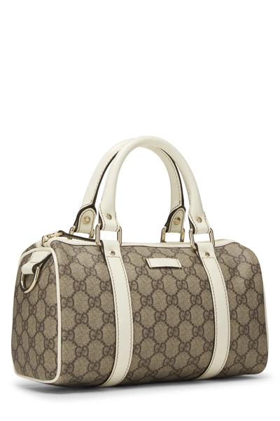 Gucci White GG Supreme Coated Canvas Joy Boston Handbag — photo 2