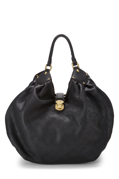 Louis Vuitton Black Monogram Mahina XL