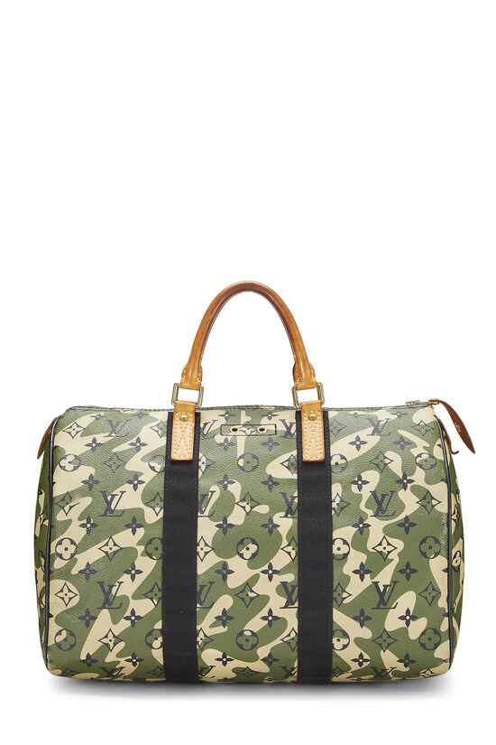 Louis Vuitton x Takashi Murakami Monogramouflage Speedy 35 - Green Handle  Bags, Handbags - LOU775825