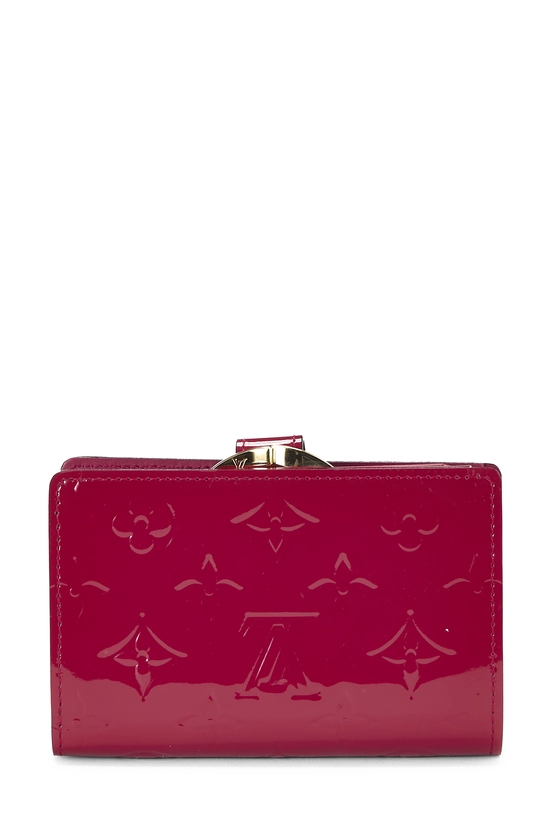 Pink Monogram Vernis Viennois Wallet, , large image number 2