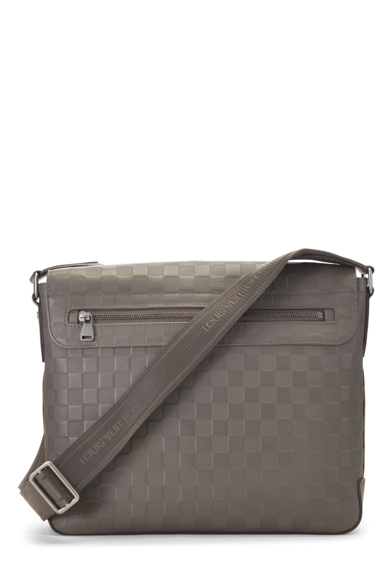 Grey Damier Infini District Messenger MM, , large image number 3