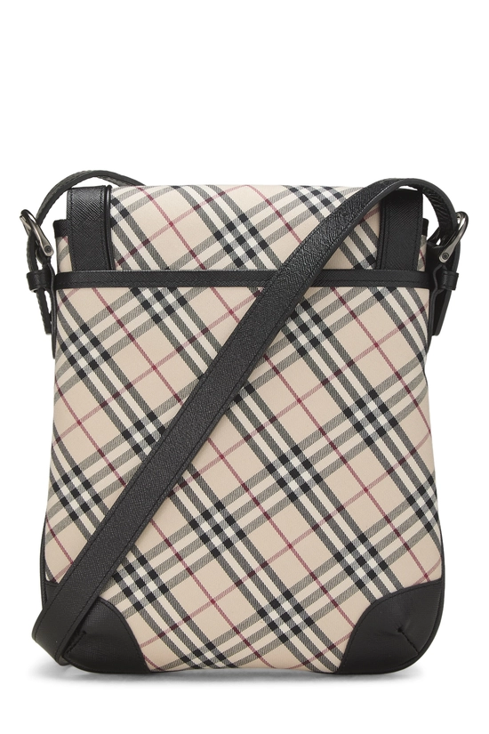 Black Jacquard Check Flap Crossbody Small, , large image number 3