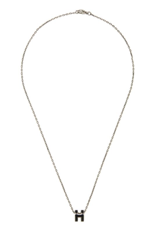 Black "Pop H" Necklace Mini, , large image number 0