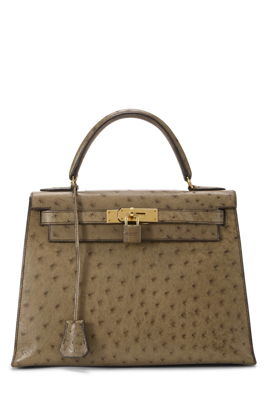 Mousse Ostrich Kelly Sellier 28, , large image number 0