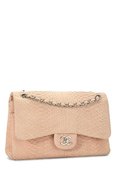 Pink Python New Classic Double Flap Jumbo, , large