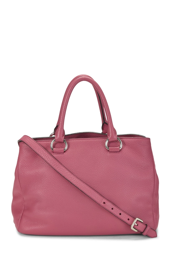 Pink Vitello Daino Tote, , large image number 3