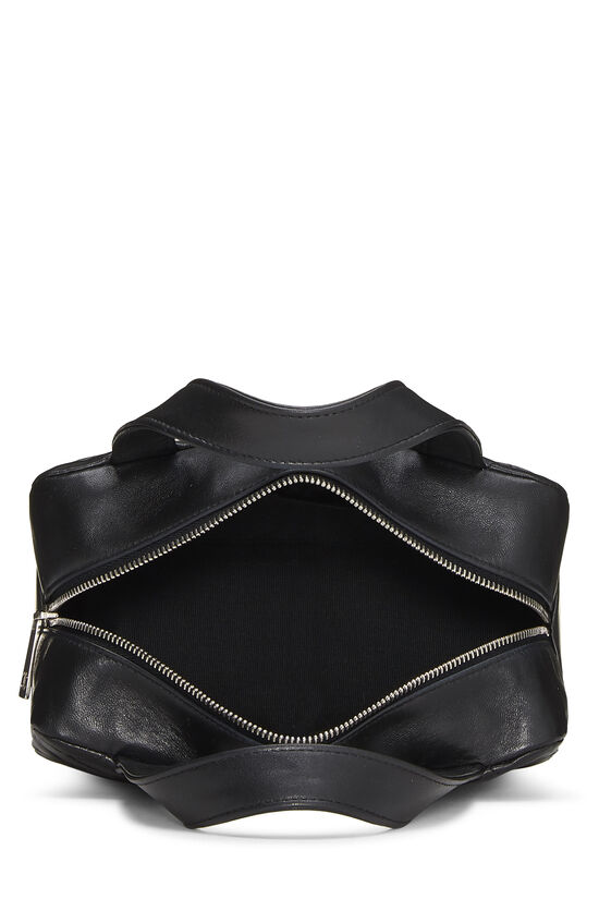Black Quilted Lambskin 'CC' Handbag Mini, , large image number 5