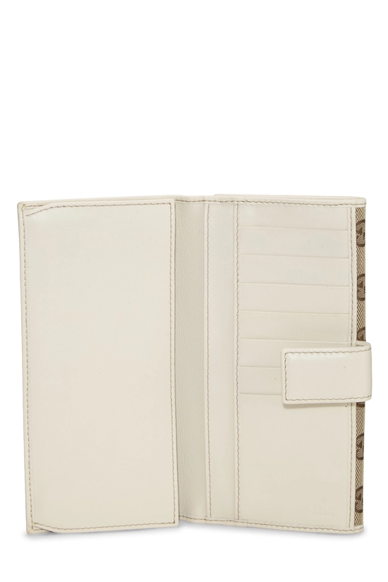 White Original GG Canvas Britt Continental Wallet, , large image number 3