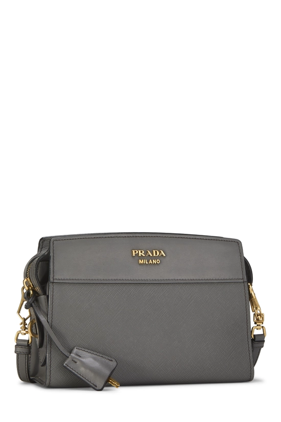 Grey Saffiano Esplanade Crossbody, , large image number 1