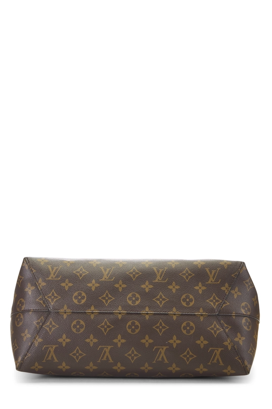 Black Monogram Canvas Flower Hobo, , large image number 4