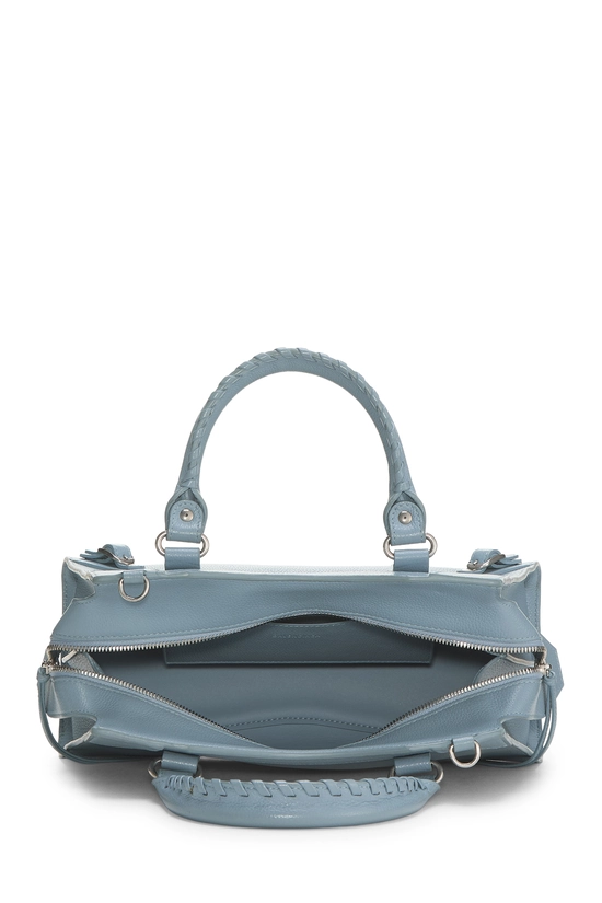 Blue Grained Calfskin Neo Classic City Bag Small, , large image number 5