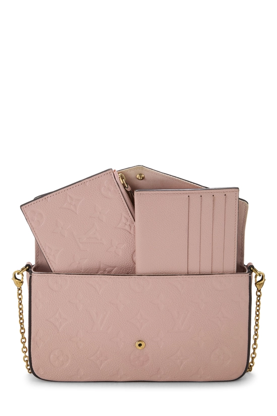 Pink Monogram Empreinte Pochette Felicie, , large image number 6