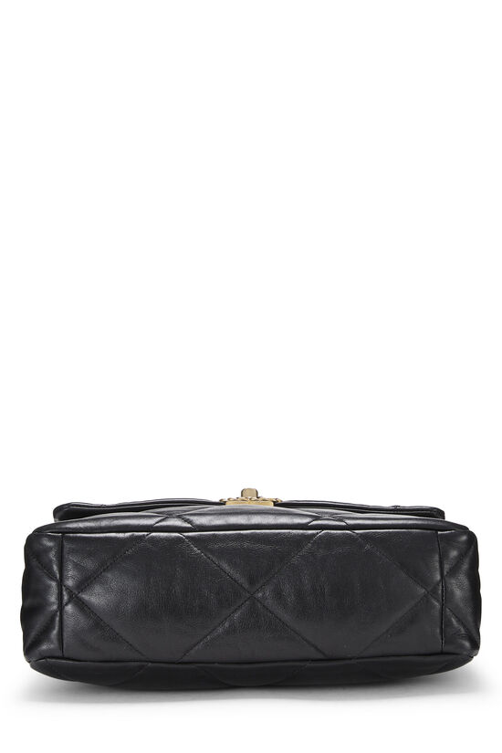 Black Quilted Lambskin Chanel 19 Flap Bag Large, , large image number 6