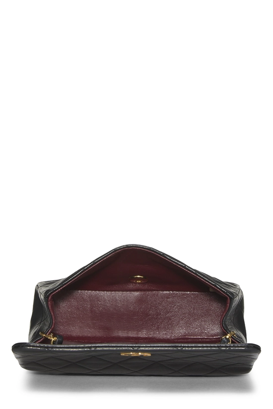 Black Quilted Lambskin Full Flap Mini, , large image number 5