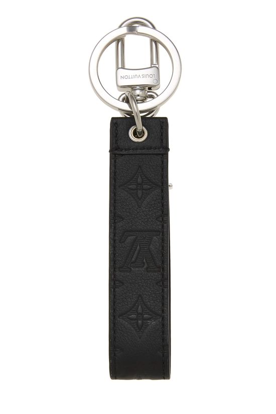 Black Monogram Shadow Porte Cles Dragonne, , large image number 1