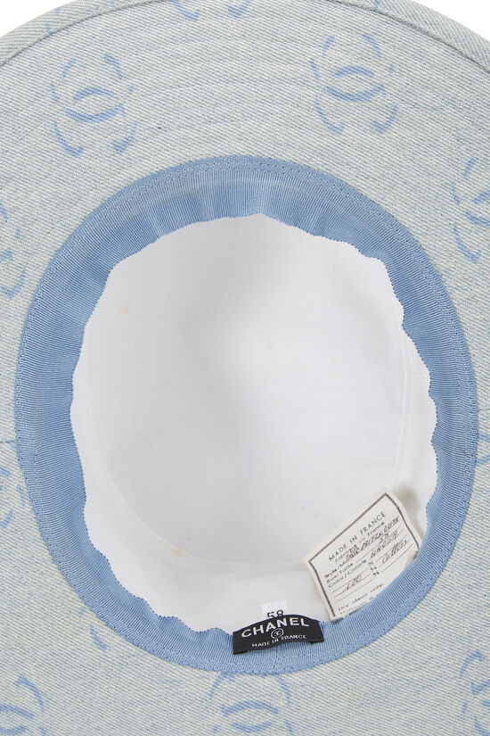 Blue 'CC' Cotton Hat, , large image number 2