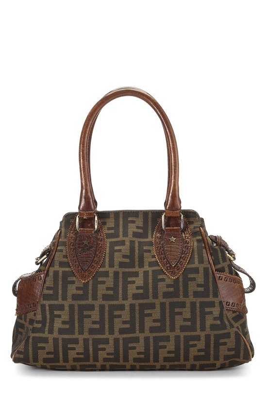 Brown Zucca Canvas Bag Du Jour Small, , large image number 0