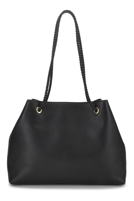 Black Leather Gifford Tote, , large image number 3