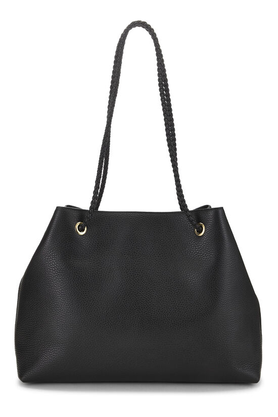 Black Leather Gifford Tote, , large image number 3