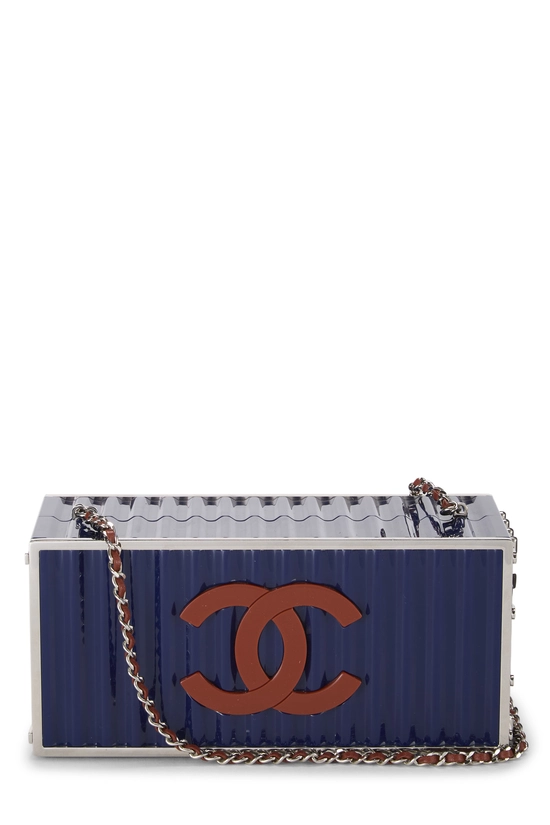Blue Lucite Shipping Container Bag, , large image number 3