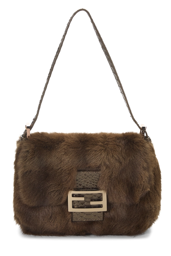 Brown Mink Fur Mama Mini , , large image number 0