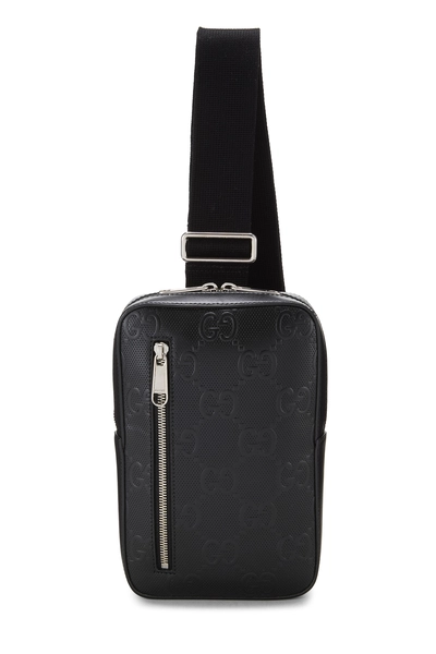 Black Embossed Tennis Sling