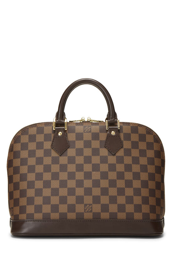 Pre-Owned Damier Ebene Alma PM QJB06Y0T0FC15