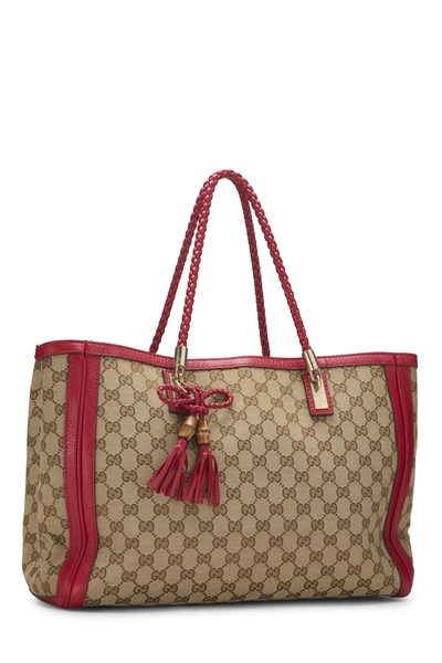 Red Original GG Canvas Bella Tote, , large
