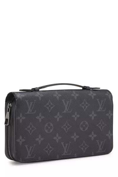 Black Monogram Eclipse Zippy XL, , large