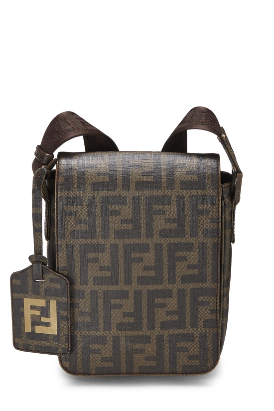 Brown Zucca Coated Canvas Messenger Small, , large image number 0