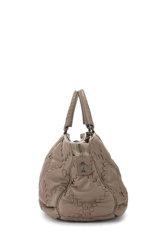 Grey Intrecciato Convertible Tote, , large image number 2