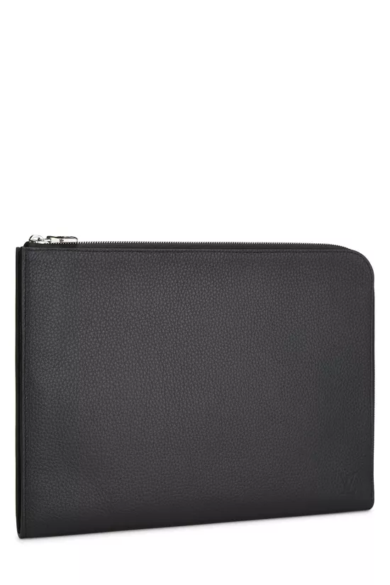 Black Taurillon Pochette Jour GM, , large image number 1