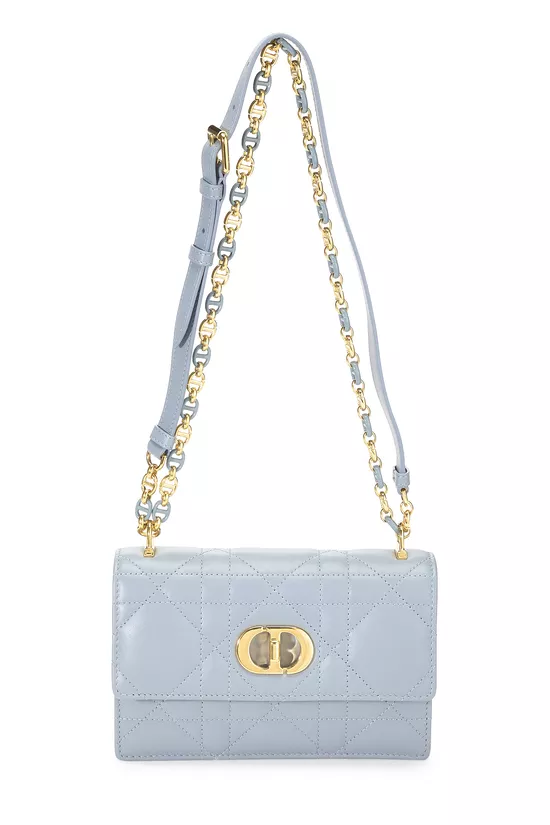 Blue Cannage Lambskin Miss Caro Bag Mini, , large image number 0