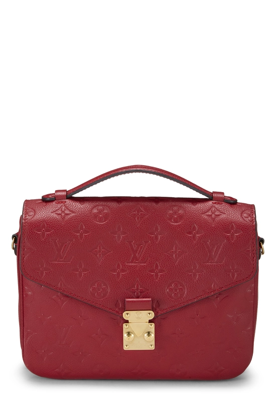 Red Monogram Empreinte Pochette Metis, , large image number 0