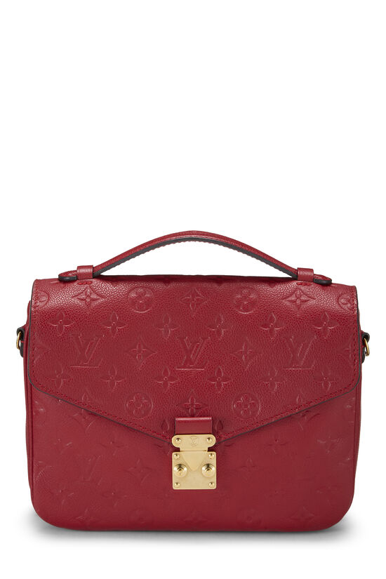 Red Monogram Empreinte Pochette Metis, , large image number 0