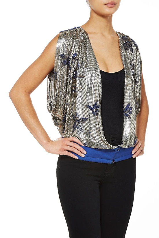 1980s Silver Oroton Top, , large image number 1