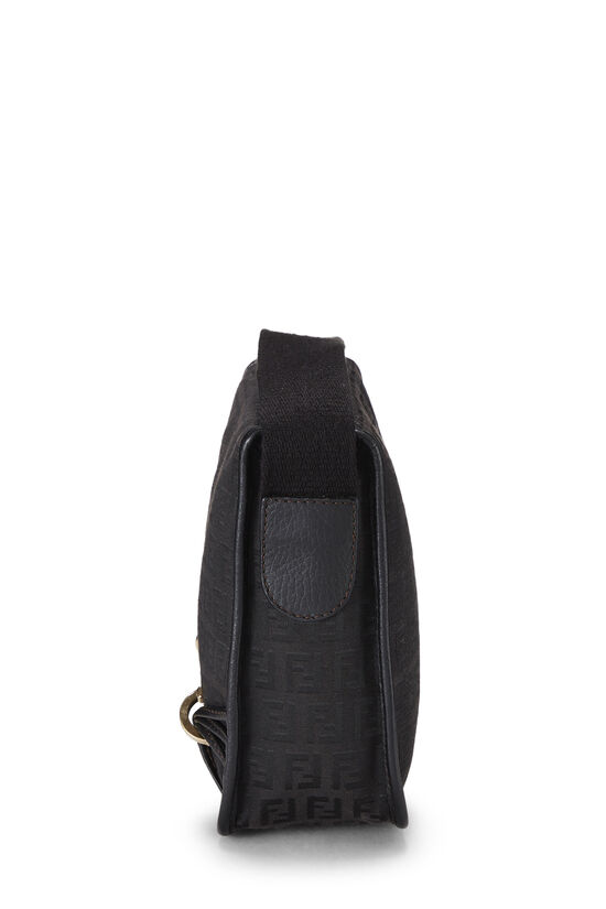 Black Zucchino Nylon Shoulder Bag, , large image number 2