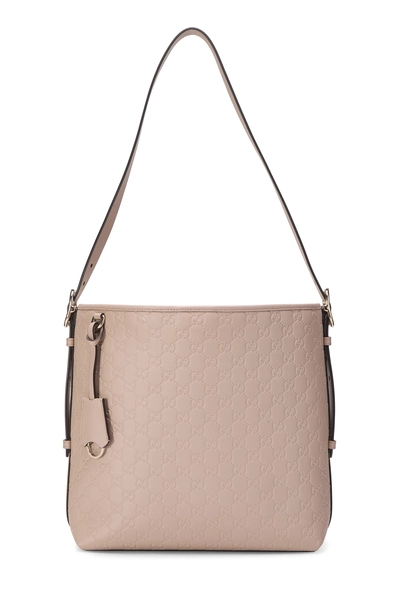 Gucci Pink Guccissima Shoulder Bag