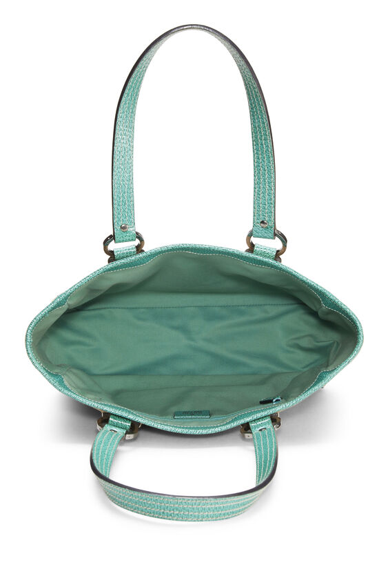 Turquoise Original GG Canvas Tote, , large image number 5