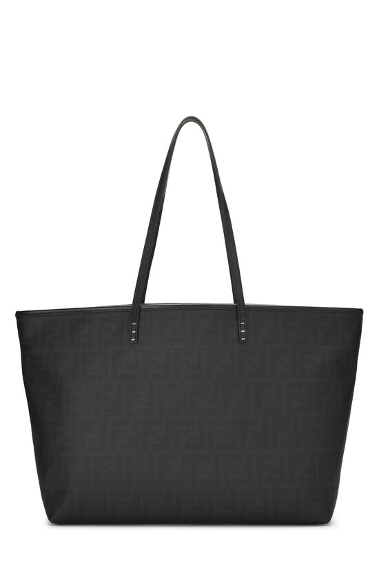 Black Zucca Coated Canvas Spalmati Roll Tote, , large image number 3
