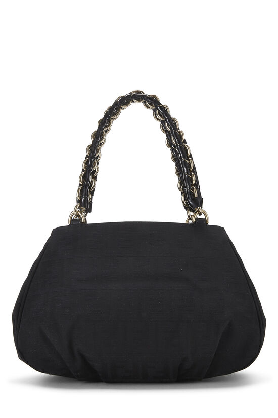 Black Zucca Canvas Mia Shoulder Bag Small, , large image number 3