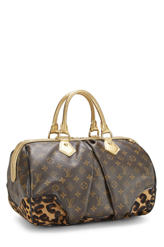 Louis Vuitton Monogram Canvas and Leopard Calfhair Limited Edition Stephen  Bag Louis Vuitton | The Luxury Closet