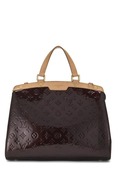 Louis Vuitton Amarante Monogram Vernis Brea MM