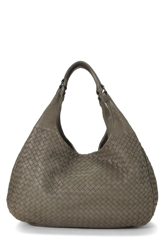 Grey Intrecciato Campana Tote Medium, , large image number 3